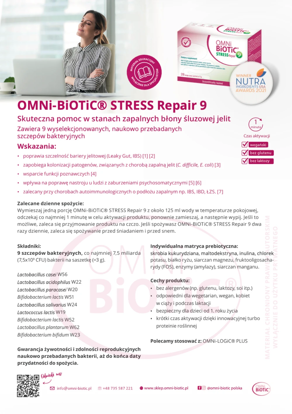 Ulotka OMNi-BiOTiC Stress Repair