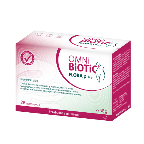 OMNi-BiOTiC® FLORA plus - naturalna równowaga flory miejsc intymnych 28 saszetek.png