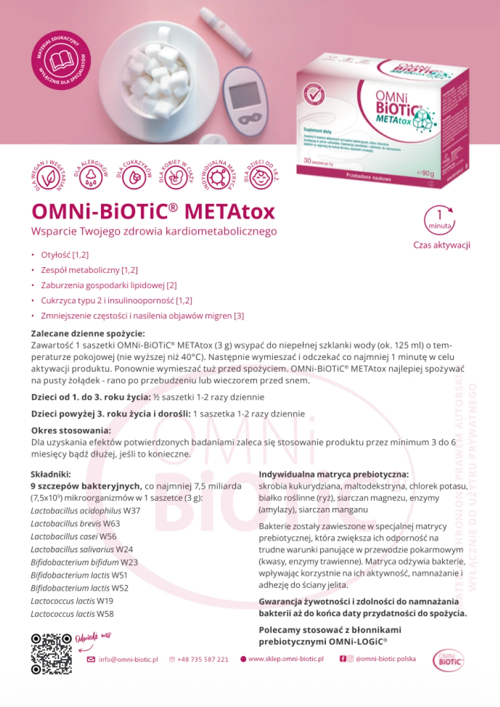 Ulotka OMNi-BiOTiC® METAtox